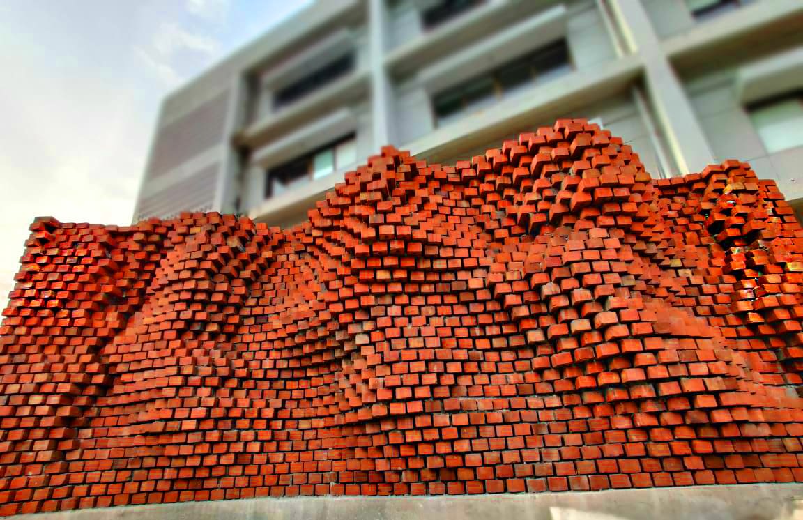 Brick Path Wave Pattern Brick-Wave Installation – Aligndl